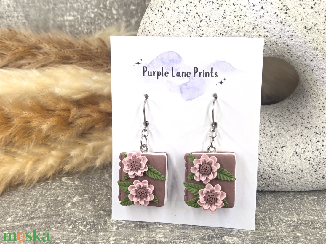 Nemesacél elegáns fülbevaló - ékszer - fülbevaló - fülékszer - Meska.hu