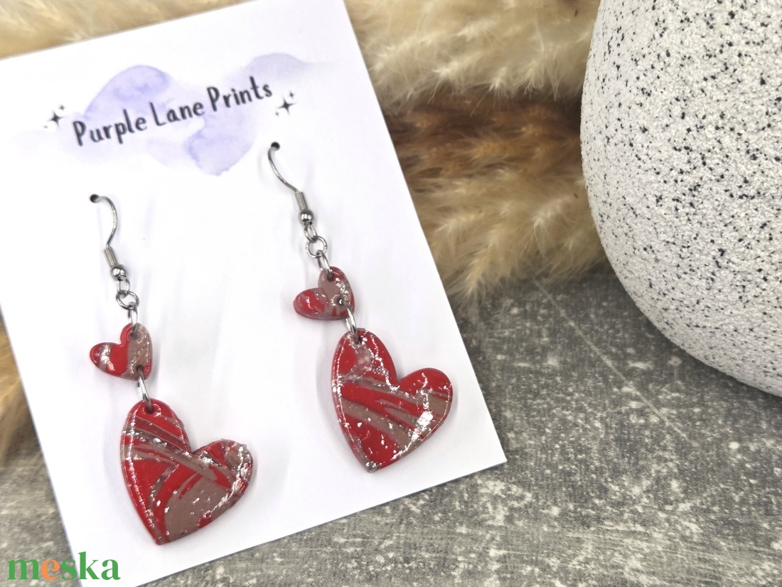 Nemesacél elegáns fülbevaló - ékszer - fülbevaló - fülékszer - Meska.hu