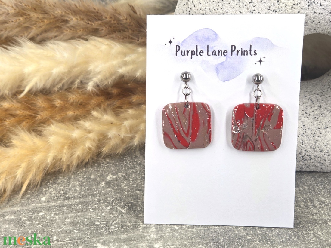 Nemesacél elegáns fülbevaló - ékszer - fülbevaló - fülékszer - Meska.hu