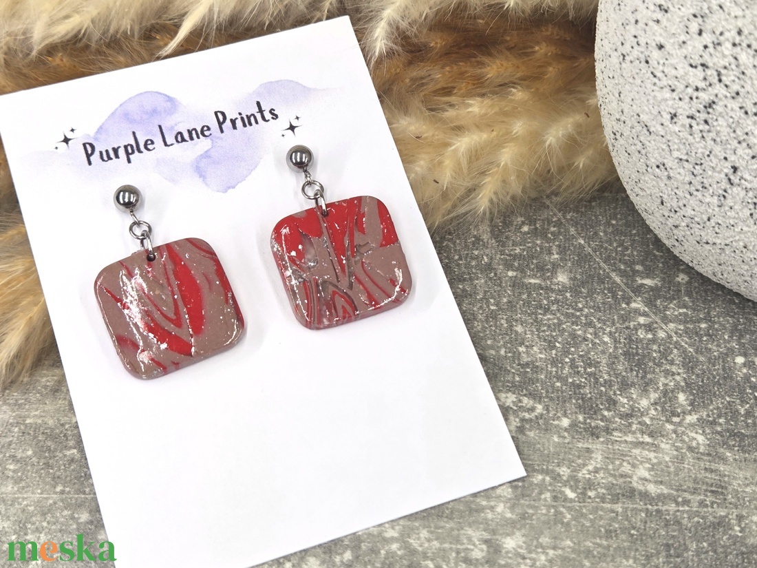 Nemesacél elegáns fülbevaló - ékszer - fülbevaló - fülékszer - Meska.hu