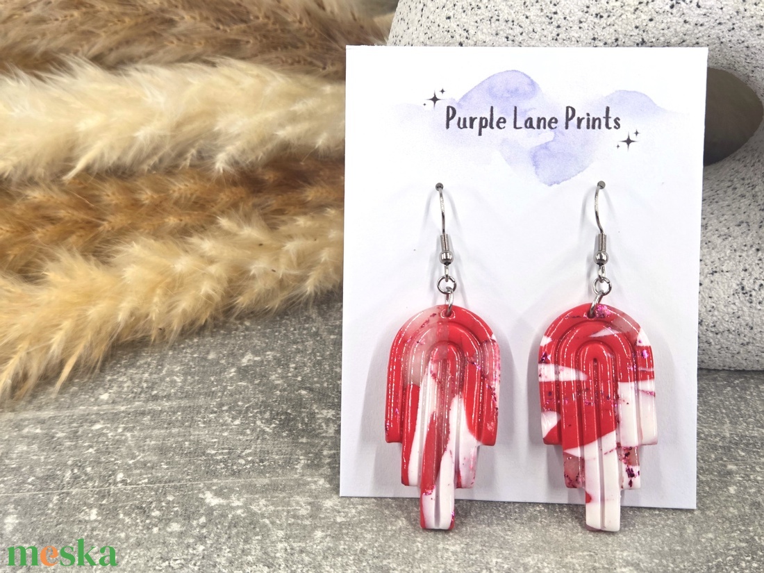 Nemesacél elegáns fülbevaló - ékszer - fülbevaló - fülékszer - Meska.hu