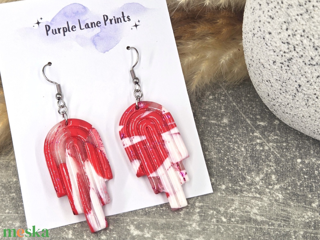 Nemesacél elegáns fülbevaló - ékszer - fülbevaló - fülékszer - Meska.hu