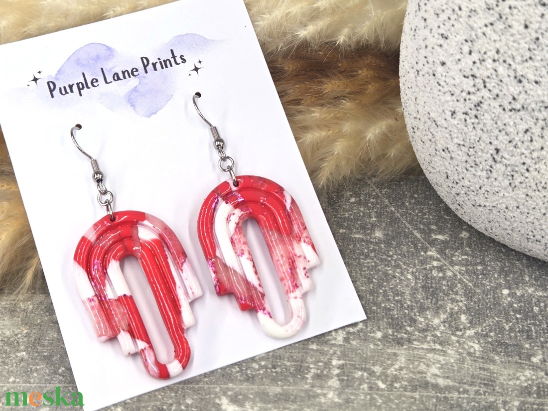 Nemesacél elegáns fülbevaló - ékszer - fülbevaló - fülékszer - Meska.hu