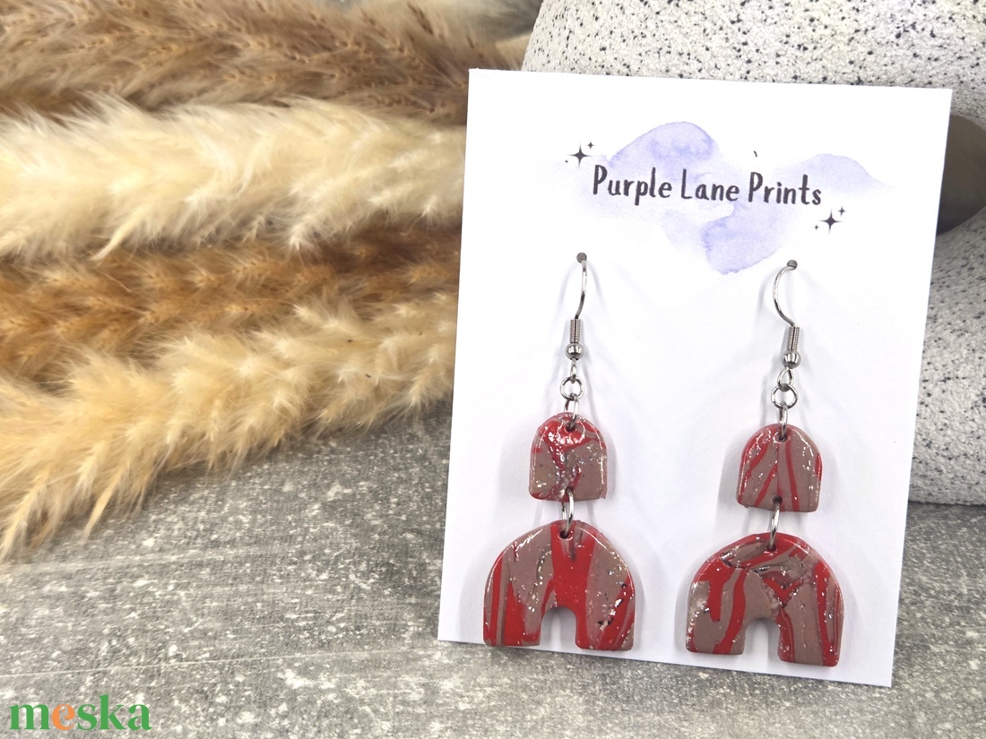 Nemesacél elegáns fülbevaló - ékszer - fülbevaló - fülékszer - Meska.hu