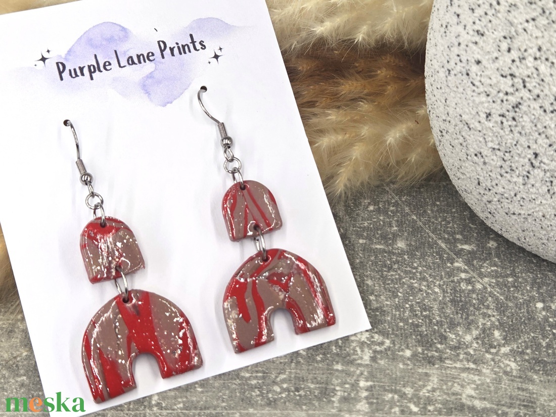 Nemesacél elegáns fülbevaló - ékszer - fülbevaló - fülékszer - Meska.hu