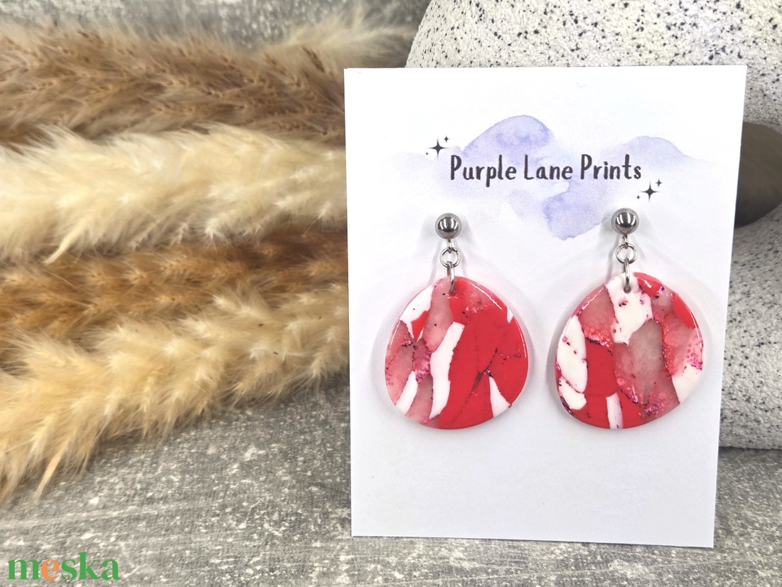 Nemesacél elegáns fülbevaló - ékszer - fülbevaló - fülékszer - Meska.hu