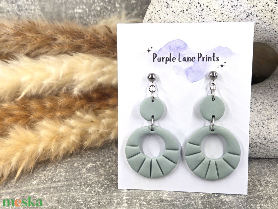 Nemesacél elegáns fülbevaló - ékszer - fülbevaló - fülékszer - Meska.hu