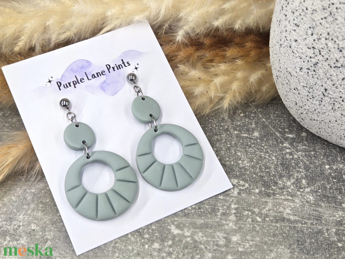 Nemesacél elegáns fülbevaló - ékszer - fülbevaló - fülékszer - Meska.hu