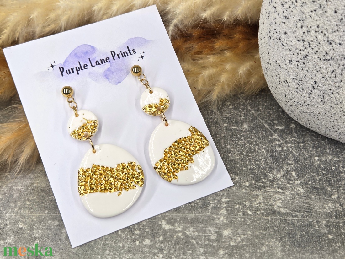 Nemesacél elegáns fülbevaló - ékszer - fülbevaló - fülékszer - Meska.hu