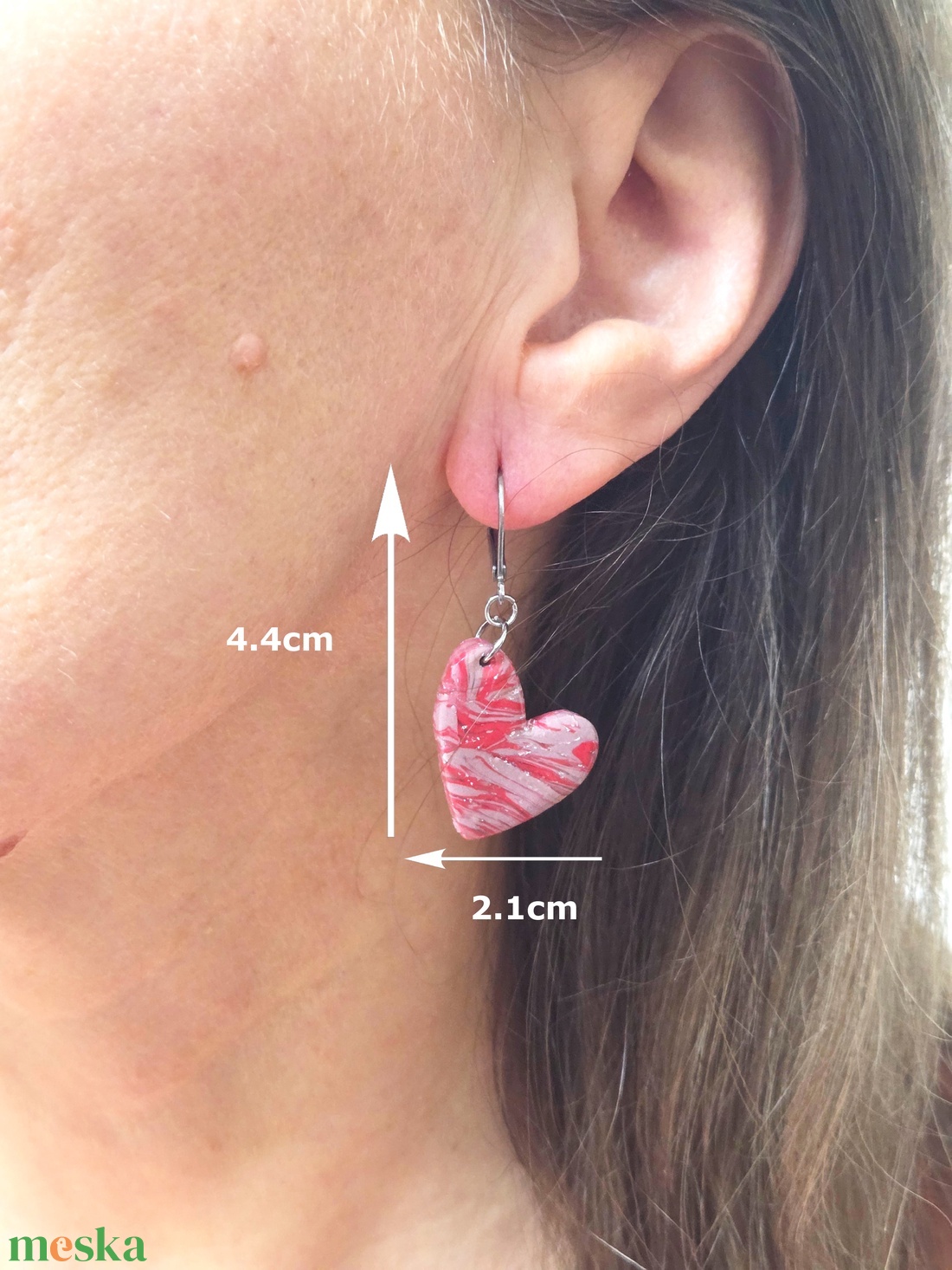 Nemesacél elegáns fülbevaló - ékszer - fülbevaló - fülékszer - Meska.hu