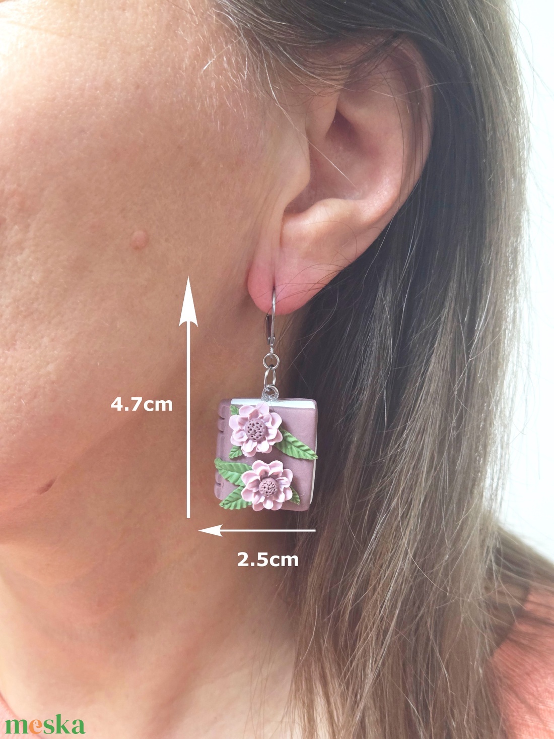 Nemesacél elegáns fülbevaló - ékszer - fülbevaló - fülékszer - Meska.hu