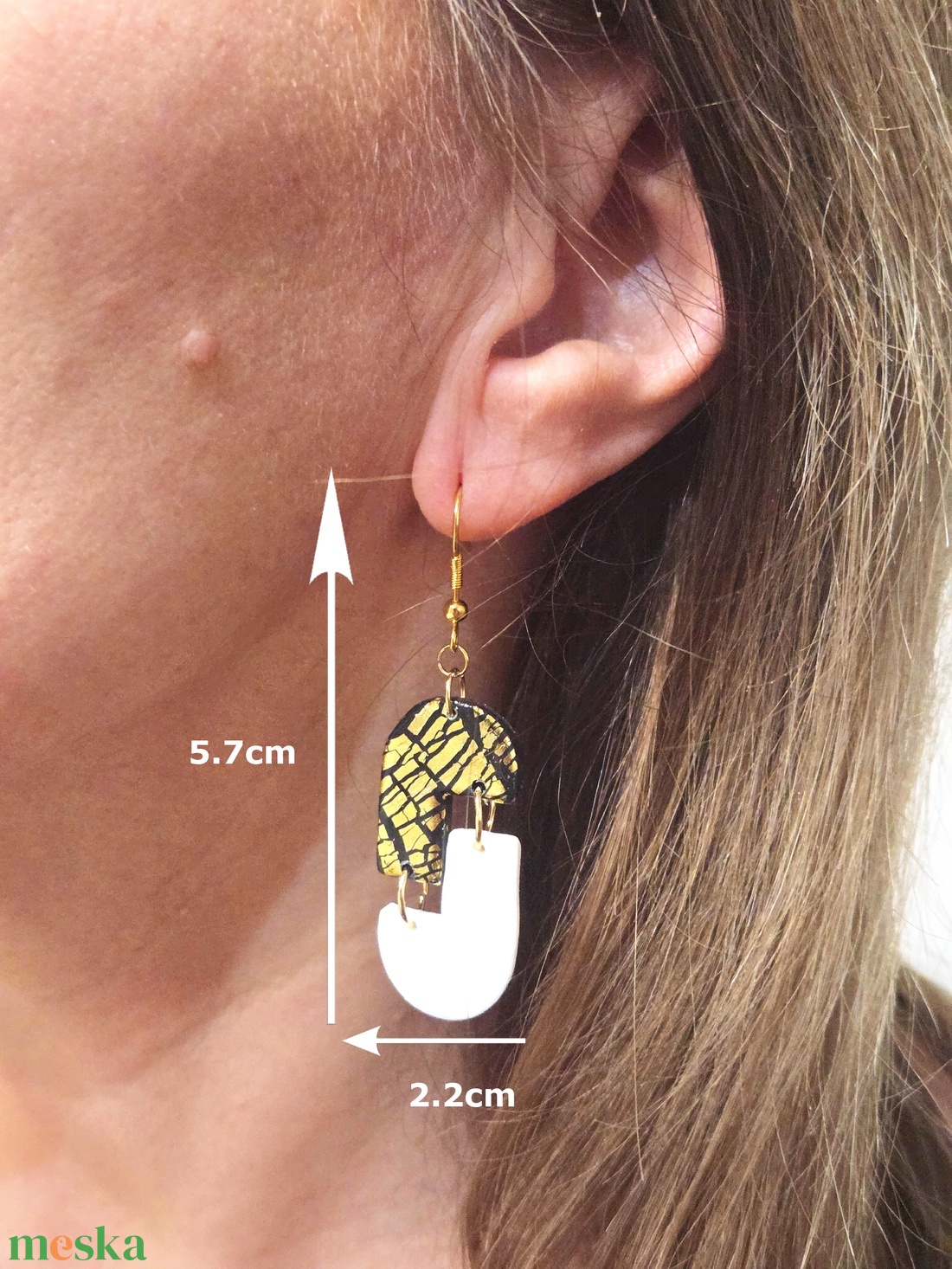 Nemesacél elegáns fülbevaló - ékszer - fülbevaló - fülékszer - Meska.hu