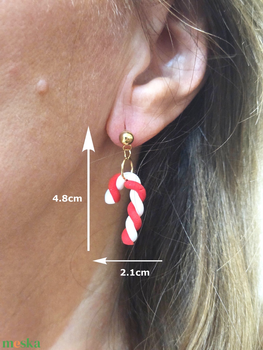 Nemesacél elegáns fülbevaló - ékszer - fülbevaló - fülékszer - Meska.hu