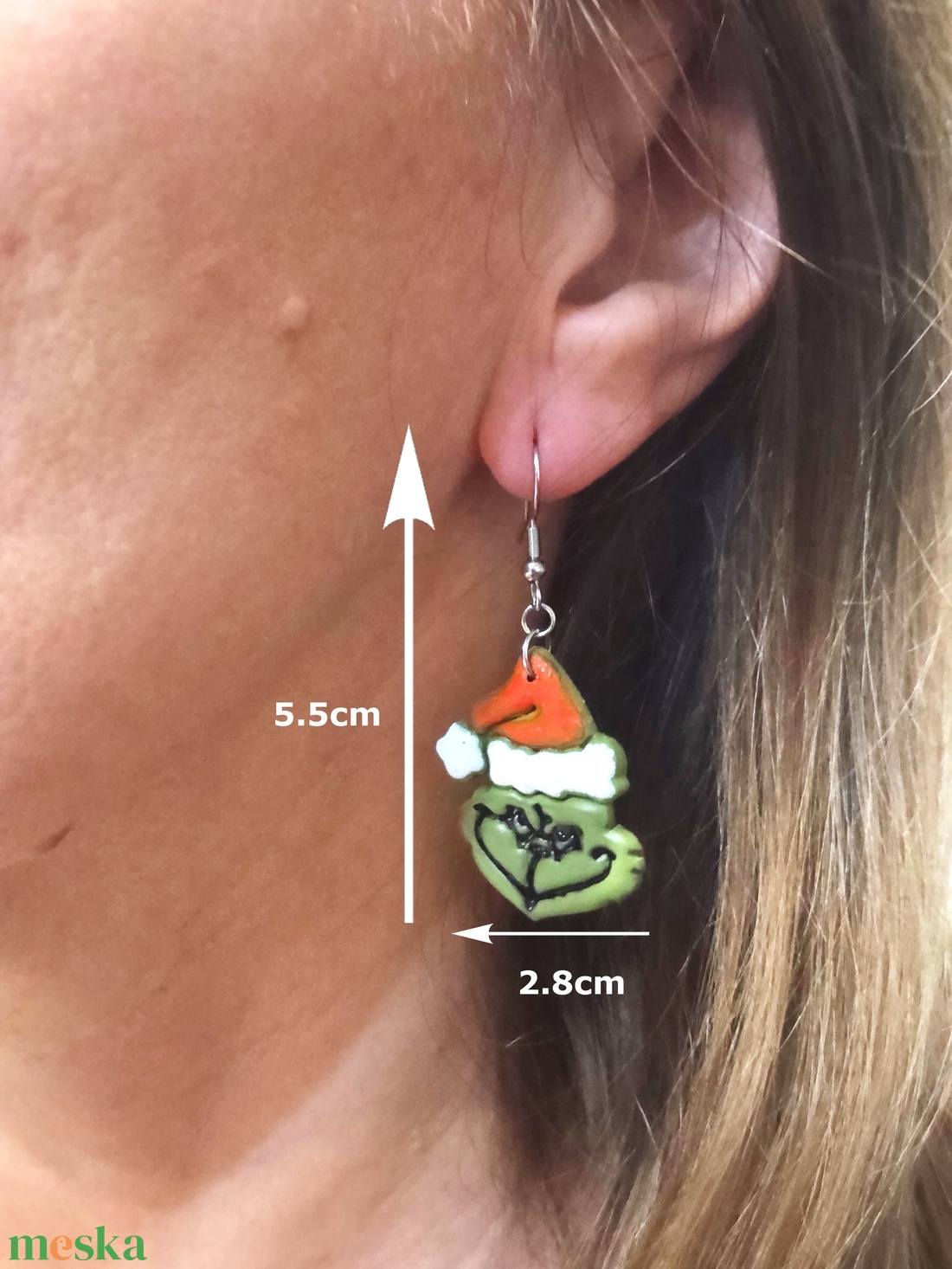 Nemesacél elegáns fülbevaló - ékszer - fülbevaló - fülékszer - Meska.hu