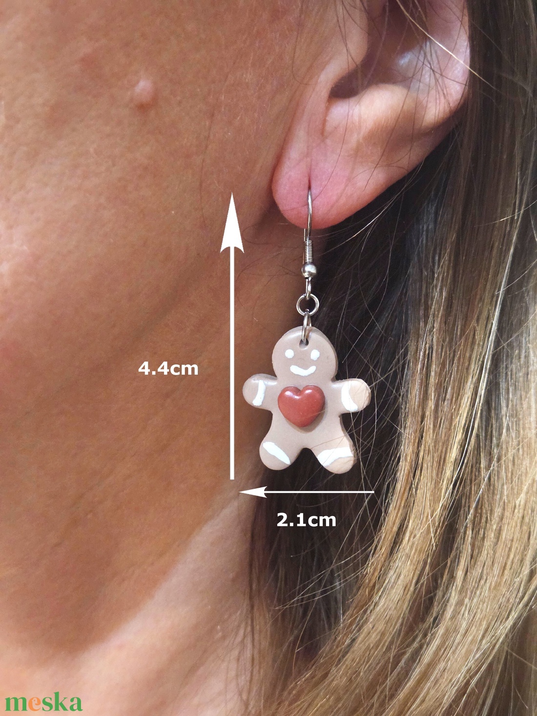 Nemesacél elegáns fülbevaló - ékszer - fülbevaló - fülékszer - Meska.hu