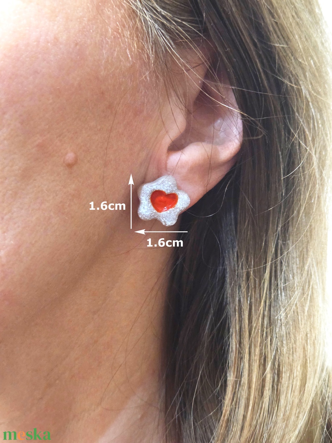 Nemesacél elegáns fülbevaló - ékszer - fülbevaló - fülékszer - Meska.hu