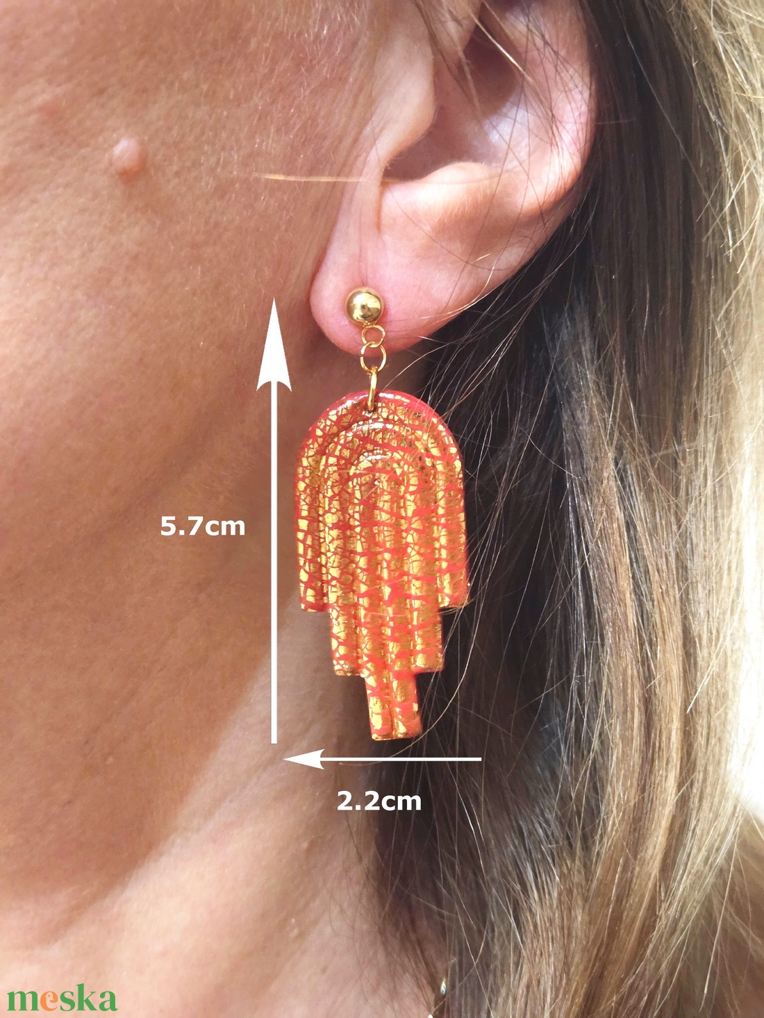 Nemesacél elegáns fülbevaló - ékszer - fülbevaló - fülékszer - Meska.hu