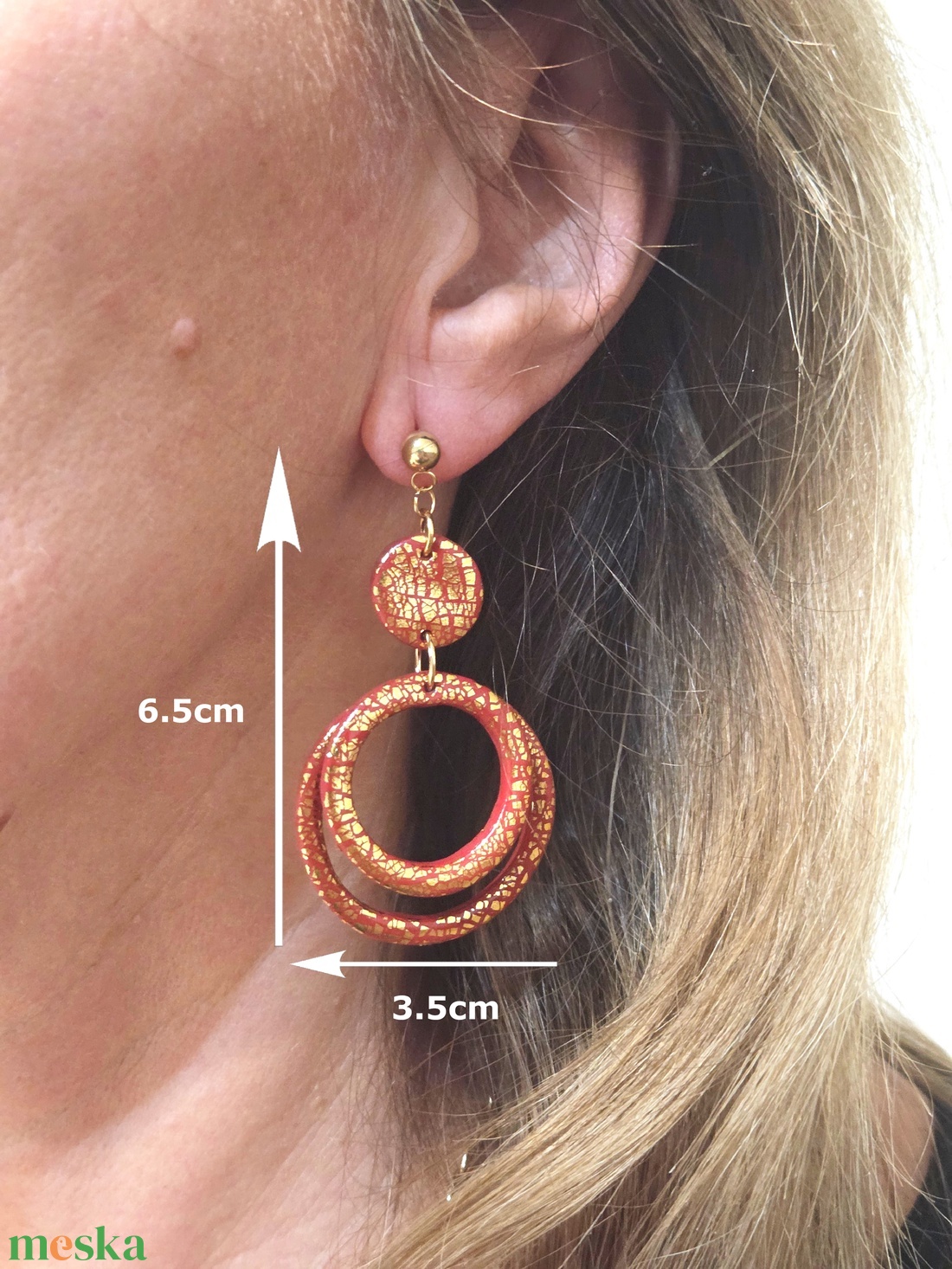 Nemesacél elegáns fülbevaló - ékszer - fülbevaló - fülékszer - Meska.hu