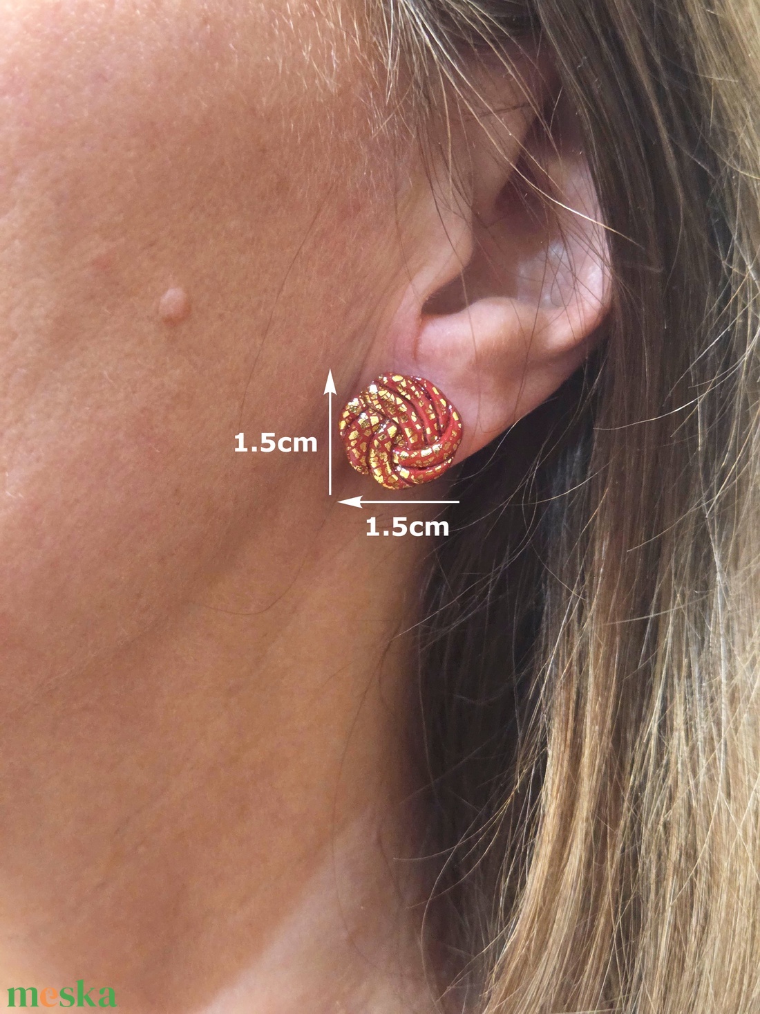 Nemesacél elegáns fülbevaló - ékszer - fülbevaló - fülékszer - Meska.hu