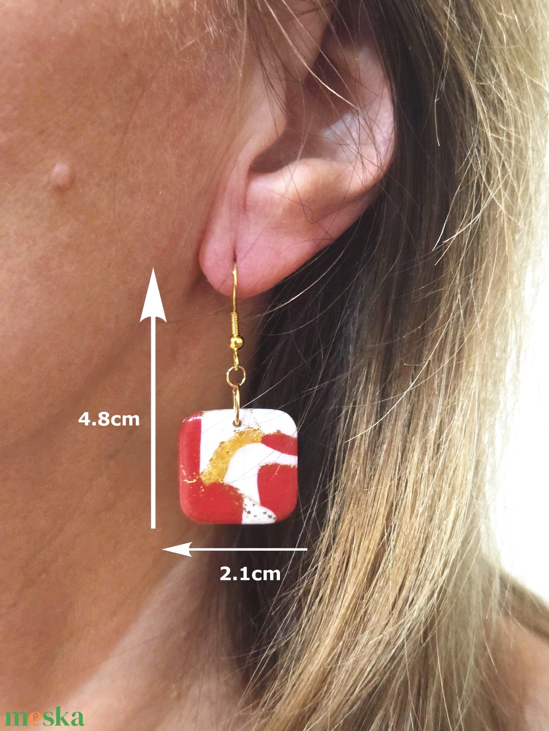 Nemesacél elegáns fülbevaló - ékszer - fülbevaló - fülékszer - Meska.hu