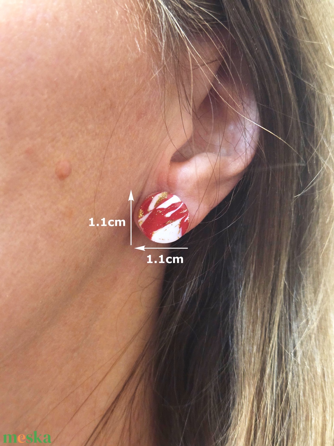 Nemesacél elegáns fülbevaló - ékszer - fülbevaló - fülékszer - Meska.hu