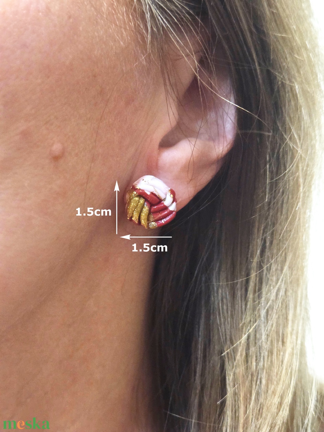 Nemesacél elegáns fülbevaló - ékszer - fülbevaló - fülékszer - Meska.hu