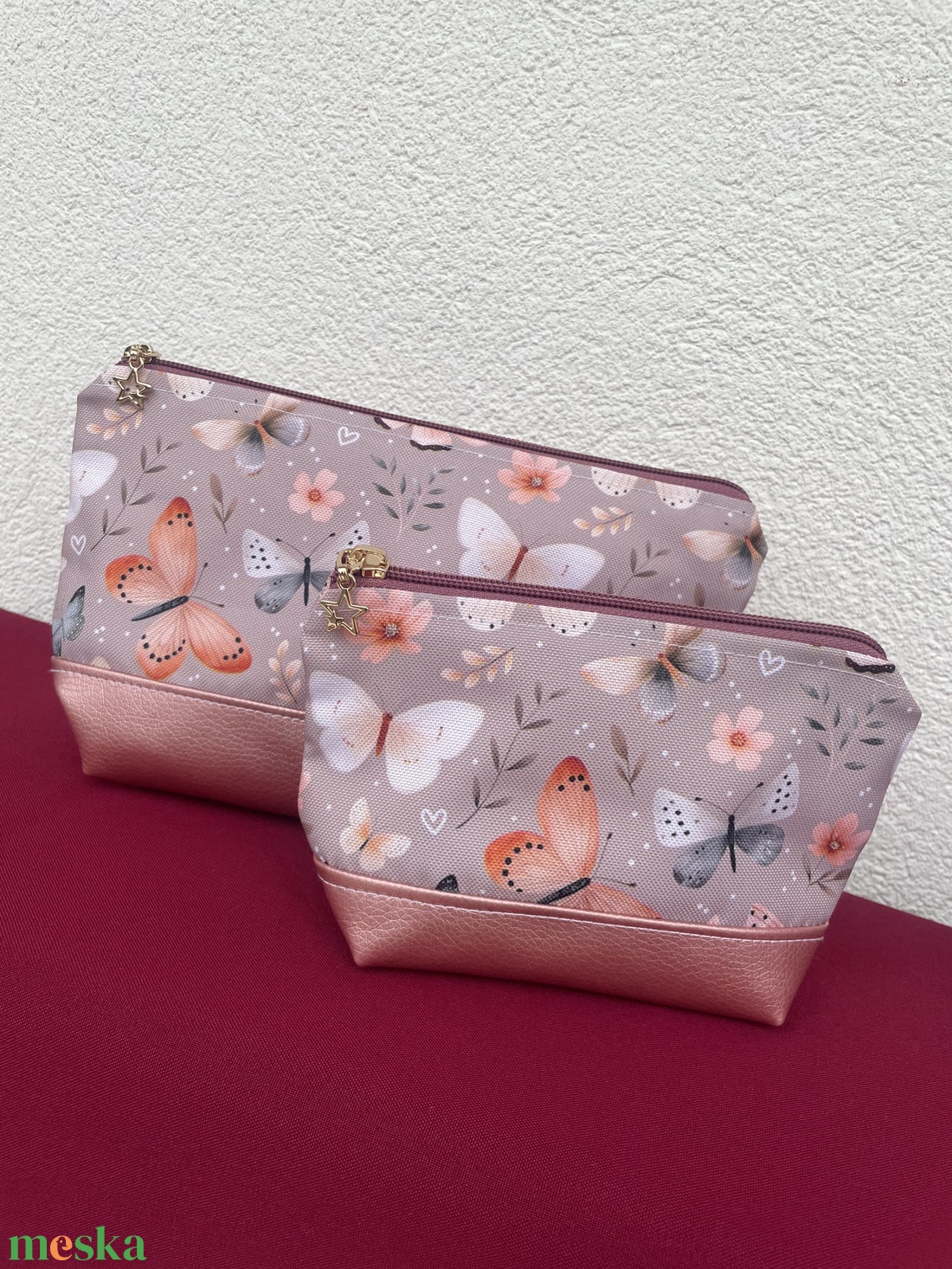 Pillangós neszszer szett  - táska & tok - neszesszer - Meska.hu