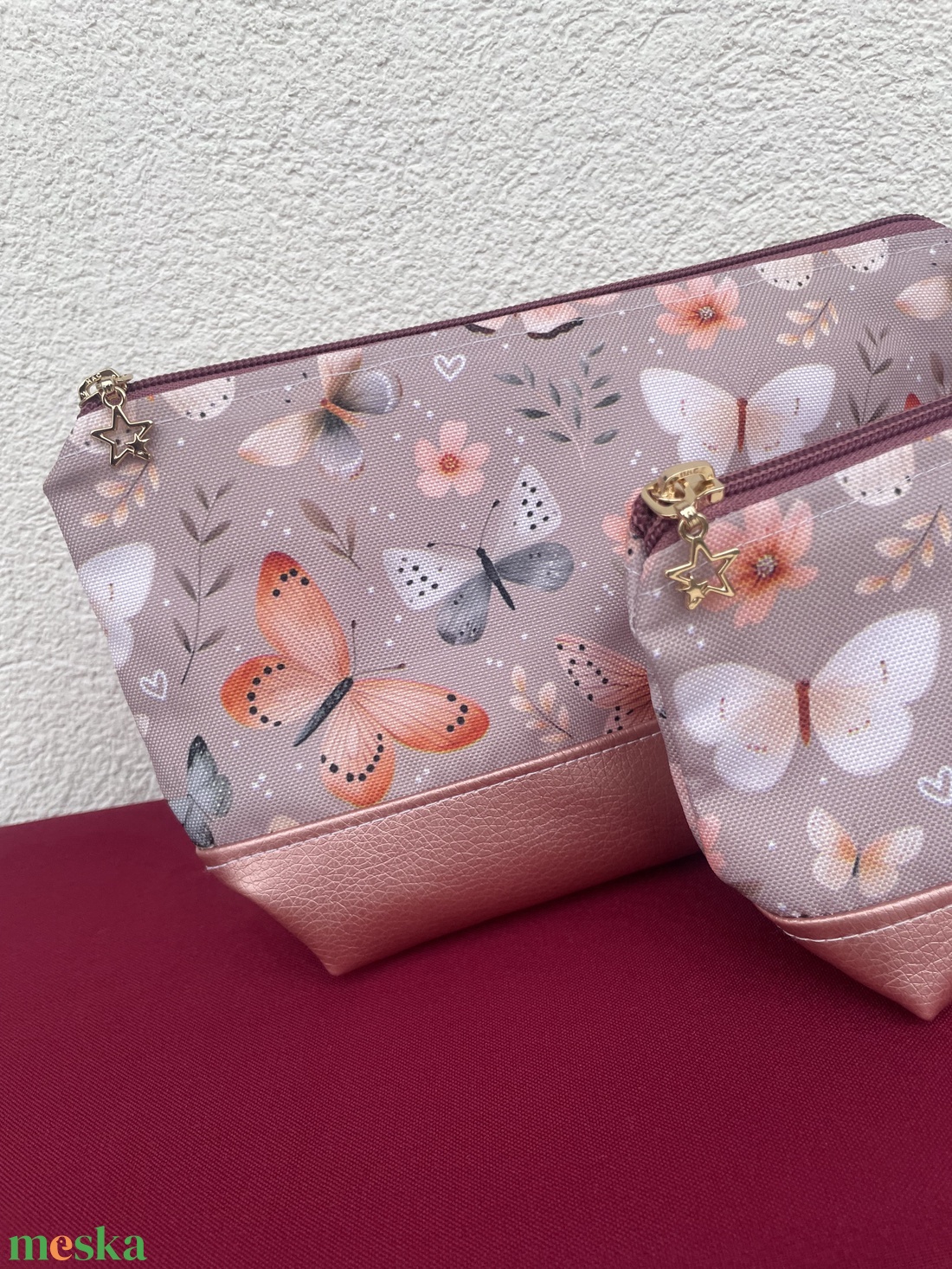 Pillangós neszszer szett  - táska & tok - neszesszer - Meska.hu