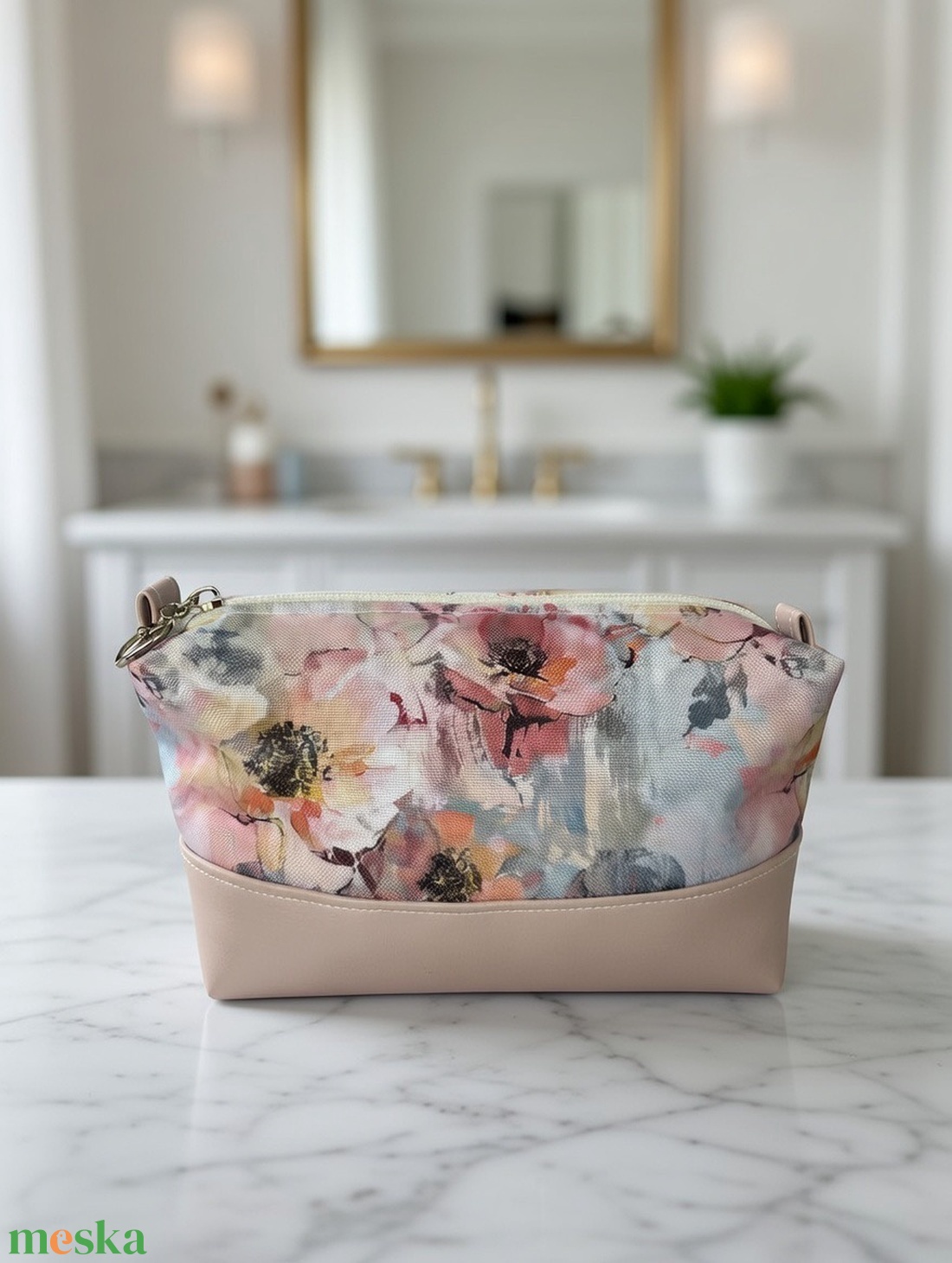 Tavaszi virágos  neszeszer  - táska & tok - neszesszer - Meska.hu