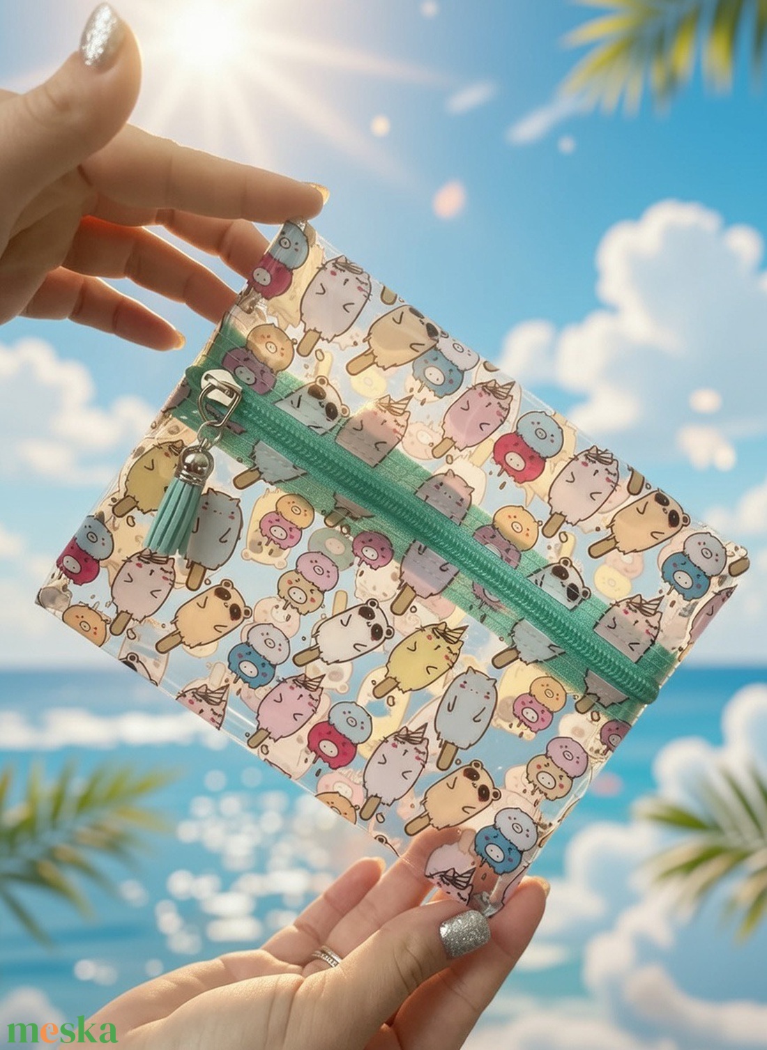 Átlátszó fagyis neszeszer - táska & tok - neszesszer - Meska.hu