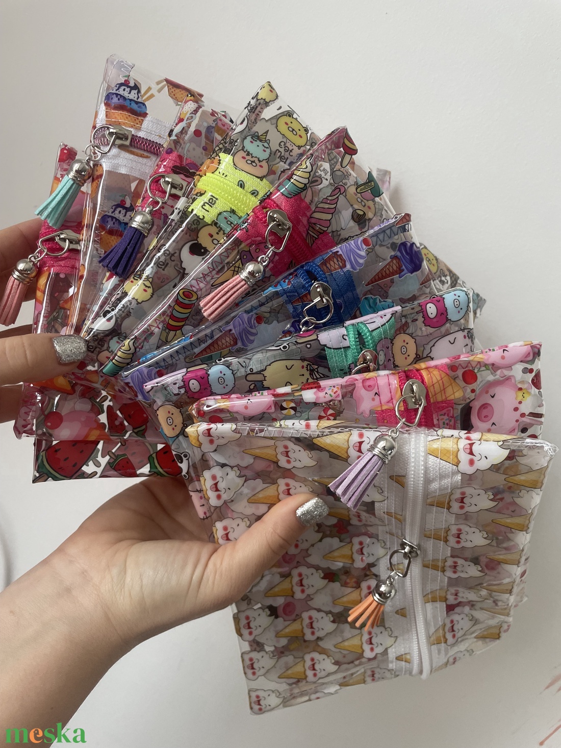 Átlátszó fagyis neszeszer - táska & tok - neszesszer - Meska.hu