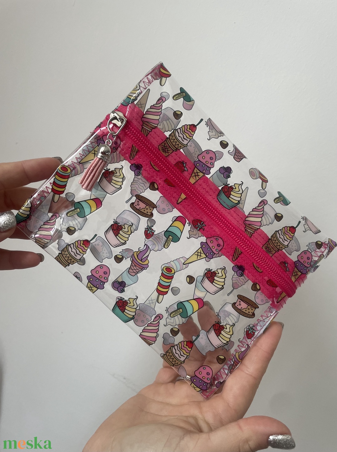 Átlátszó fagyis neszeszer - táska & tok - neszesszer - Meska.hu