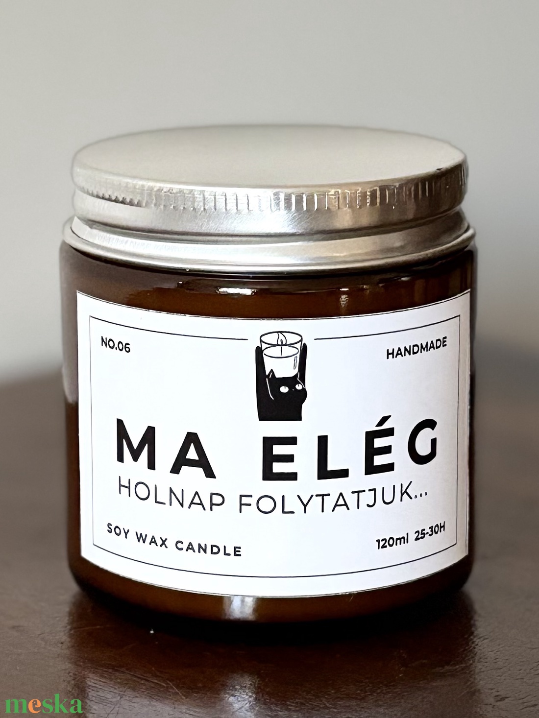 Ma elég szójagyertya - kellékek & szerszámok - dekorációs kellékek - dekorációs gyertya - Meska.hu
