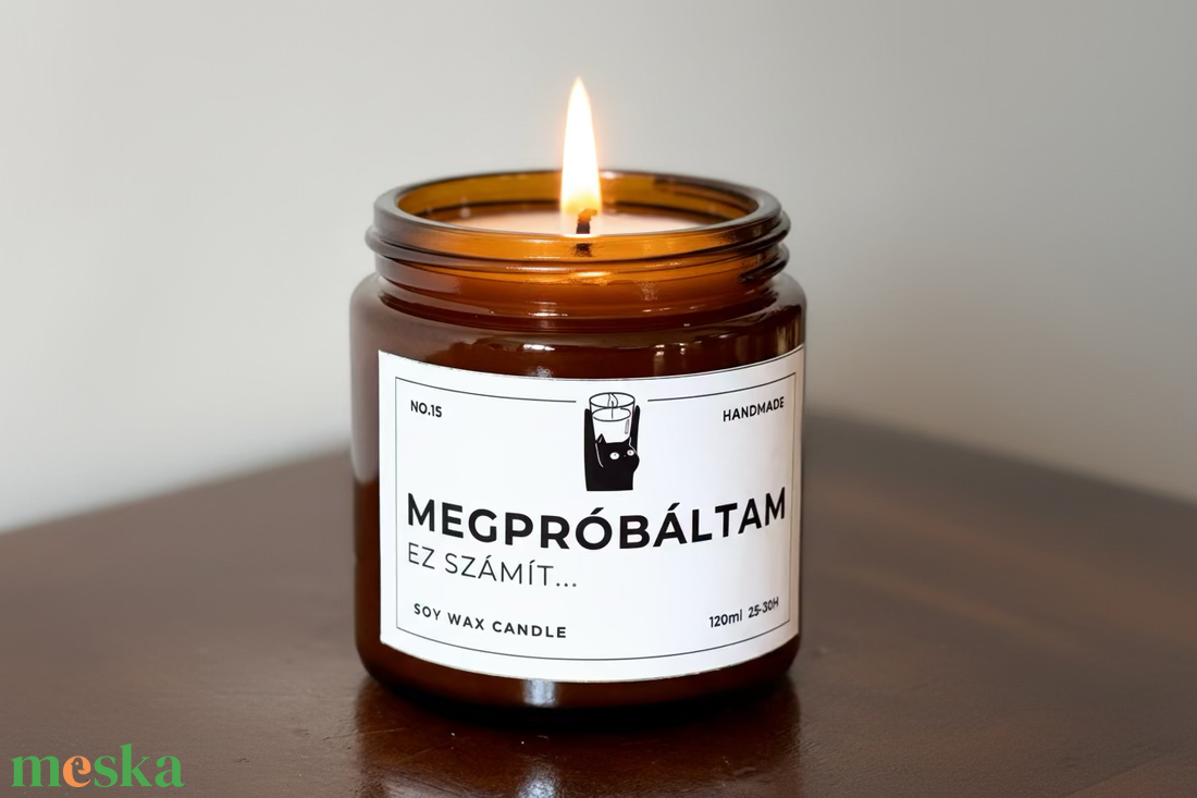 Megpróbáltam 100% szójagyertya  - otthon & életmód - gyertya, illat, aroma - gyertya - Meska.hu