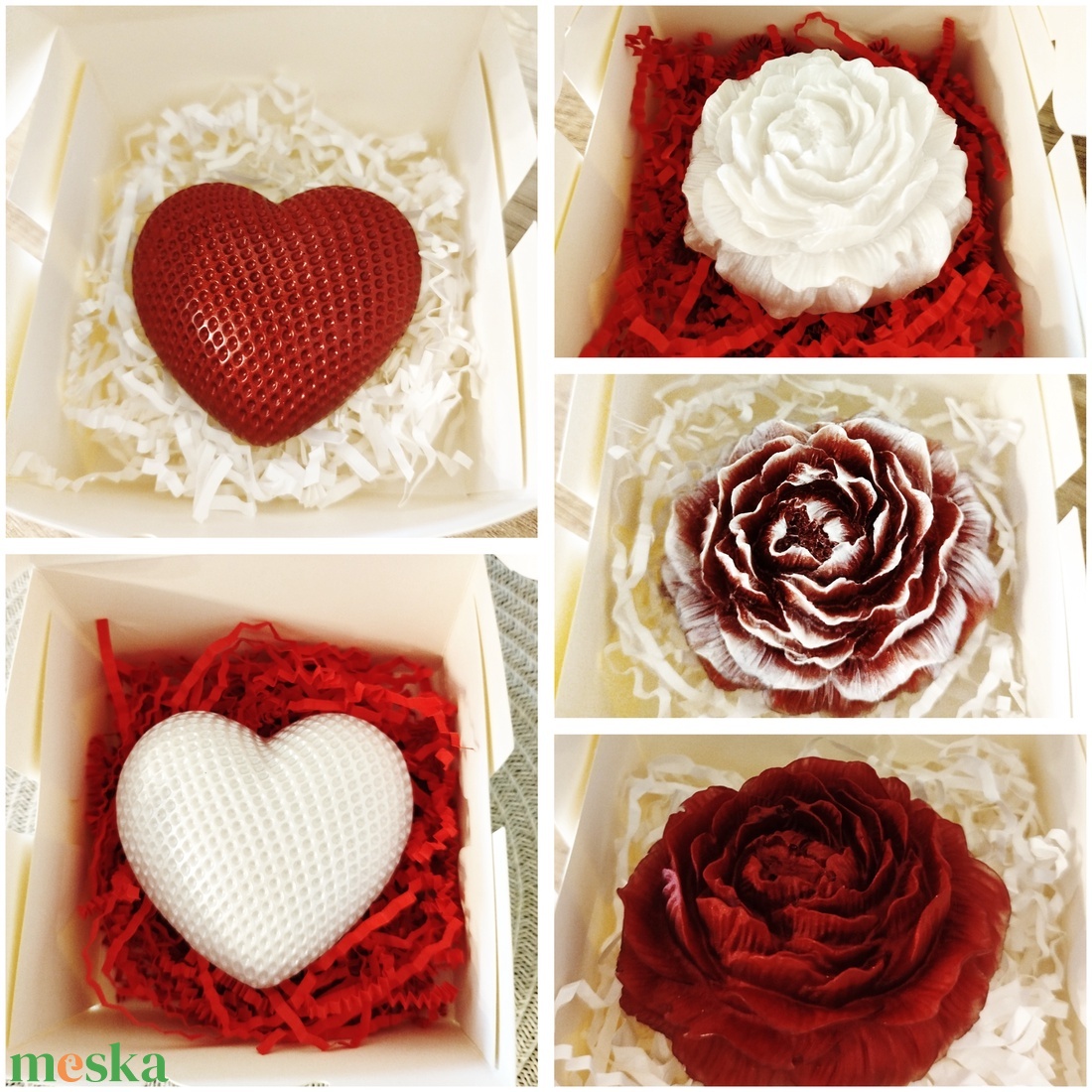 Valentin-napi egyedi epoxy gyanta ajándékok - otthon & életmód - dekoráció - dekoratív figurák és szobrok - Meska.hu