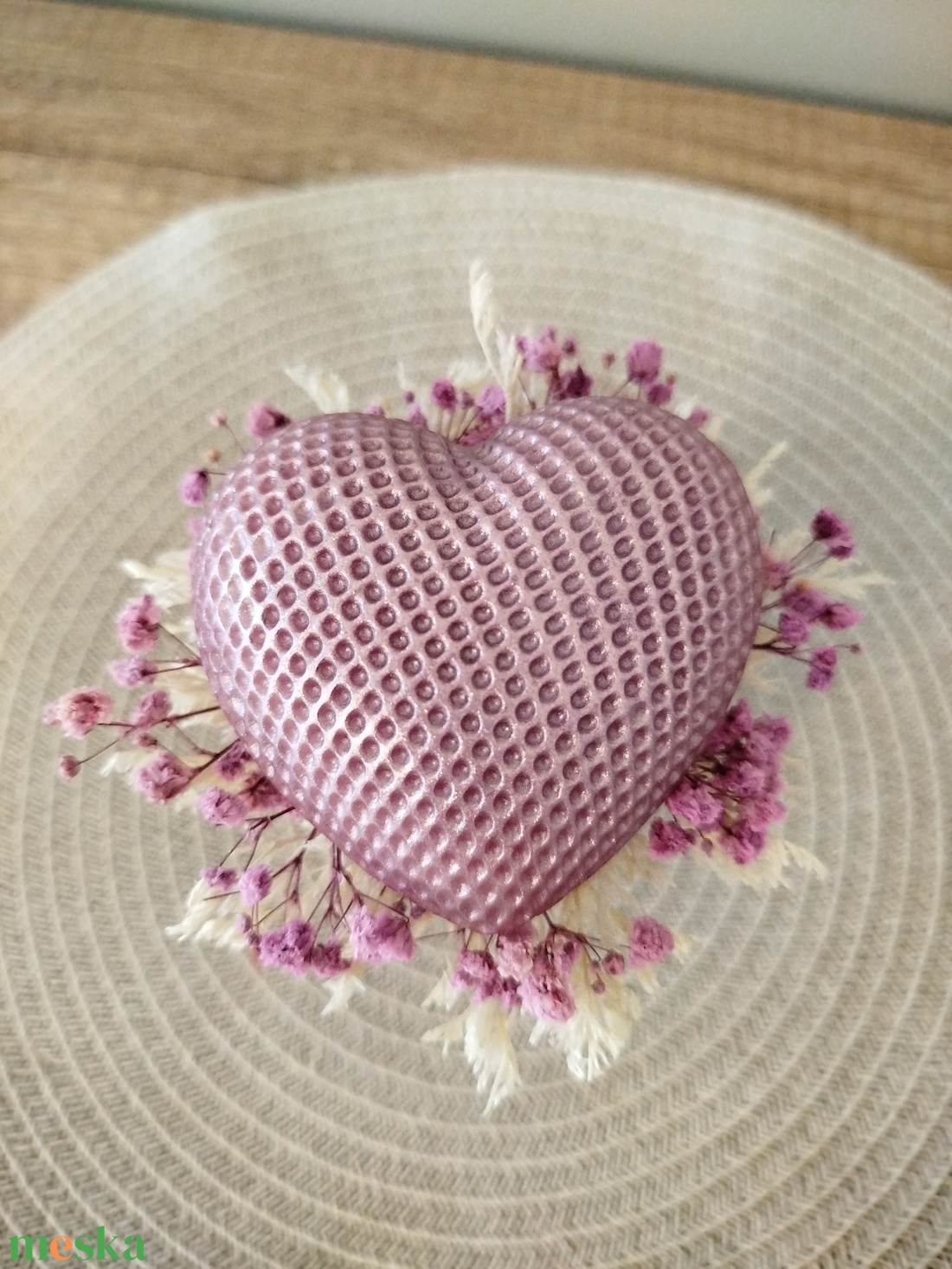 Epoxy gyantából készült mini boxok Valentin-napra - otthon & életmód - virágdekoráció - virágdíszek - asztali virágdísz - Meska.hu