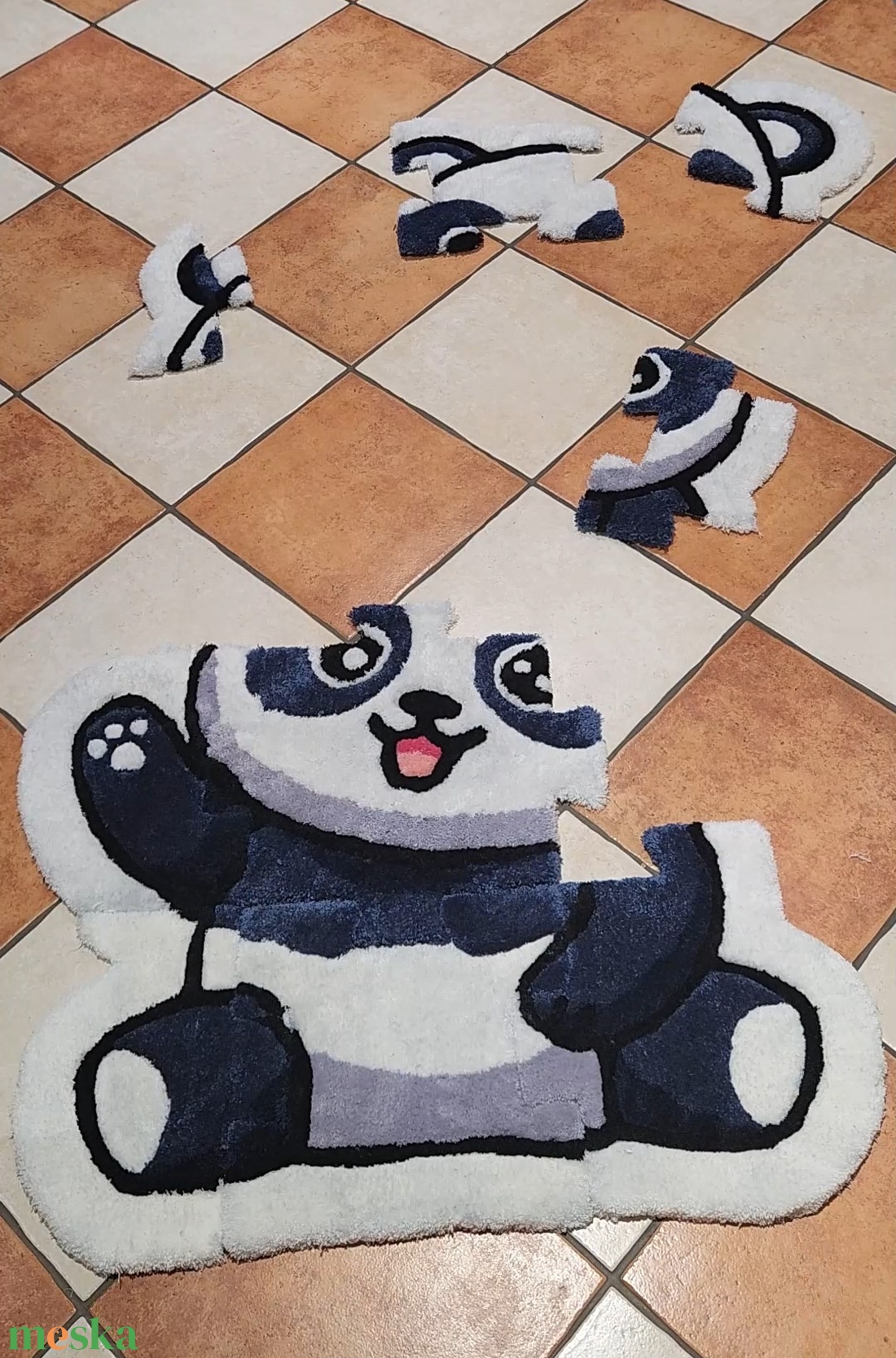 Puzzle Panda szőnyeg - otthon & életmód - lakástextil - szőnyeg - más típusú szőnyeg - Meska.hu Puzzle Panda szőnyeg - otthon & életmód - lakástextil - szőnyeg - más típusú szőnyeg - Meska.hu