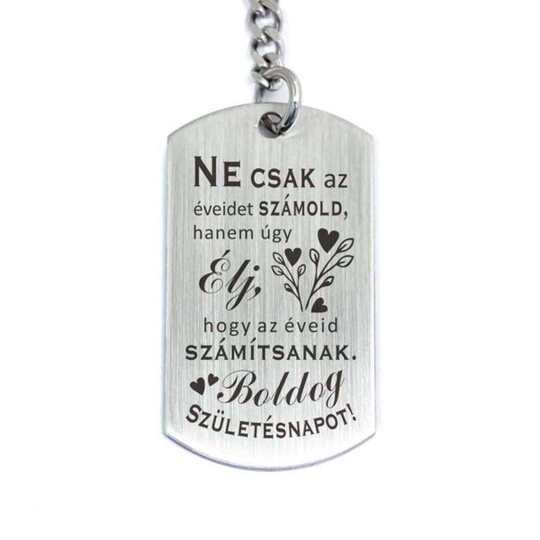 Ne csak az éveidet számold acél medálos kulcstartó - táska & tok - kulcstartó & táskadísz - kulcstartó - Meska.hu Ne csak az éveidet számold acél medálos kulcstartó - táska & tok - kulcstartó & táskadísz - kulcstartó - Meska.hu