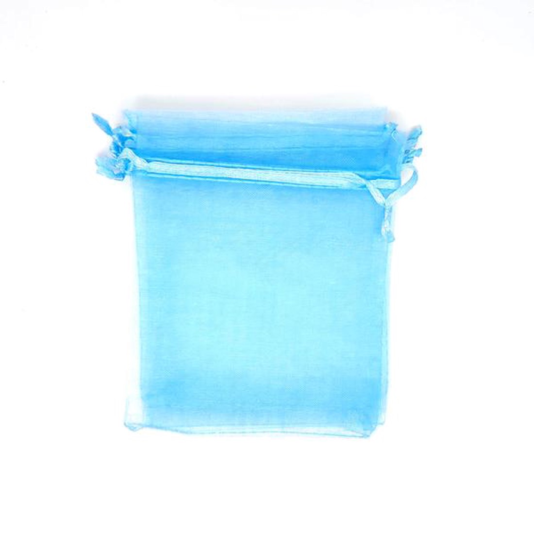 Organza ajándékszütyő világoskék 13x18cm -  - Meska.hu