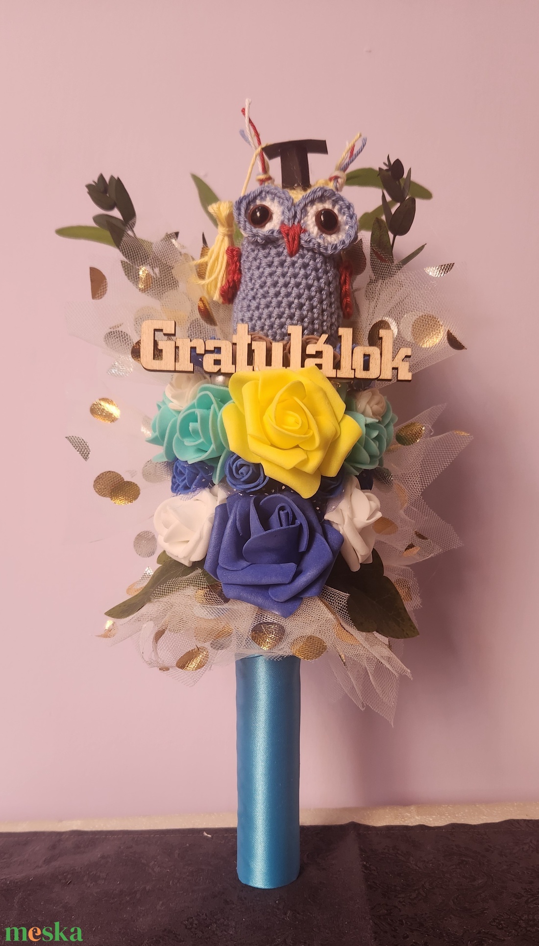 Fiús csokor - otthon & életmód - dekoráció - virágdísz és tartó - csokor & virágdísz - Meska.hu