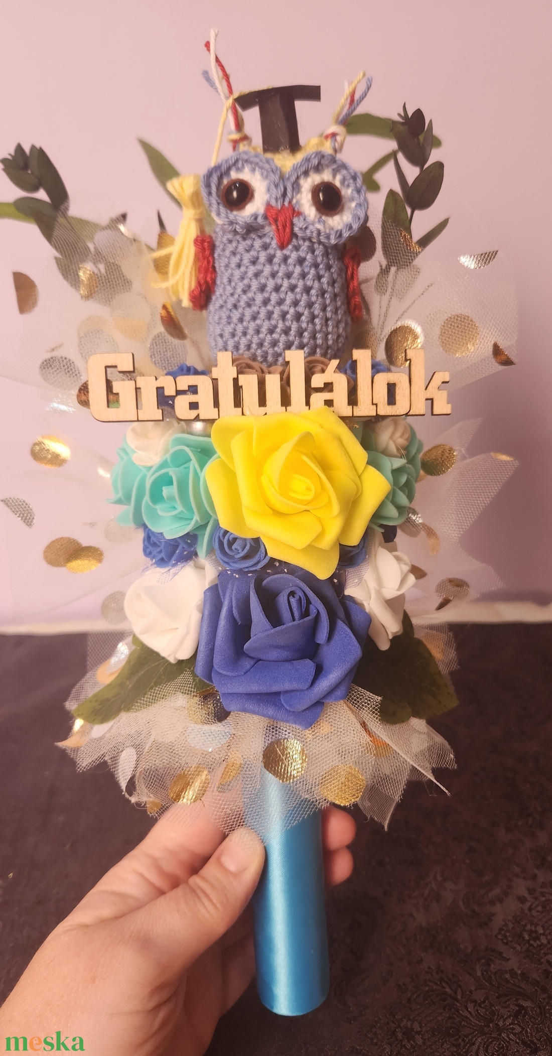 Fiús csokor - otthon & életmód - dekoráció - virágdísz és tartó - csokor & virágdísz - Meska.hu