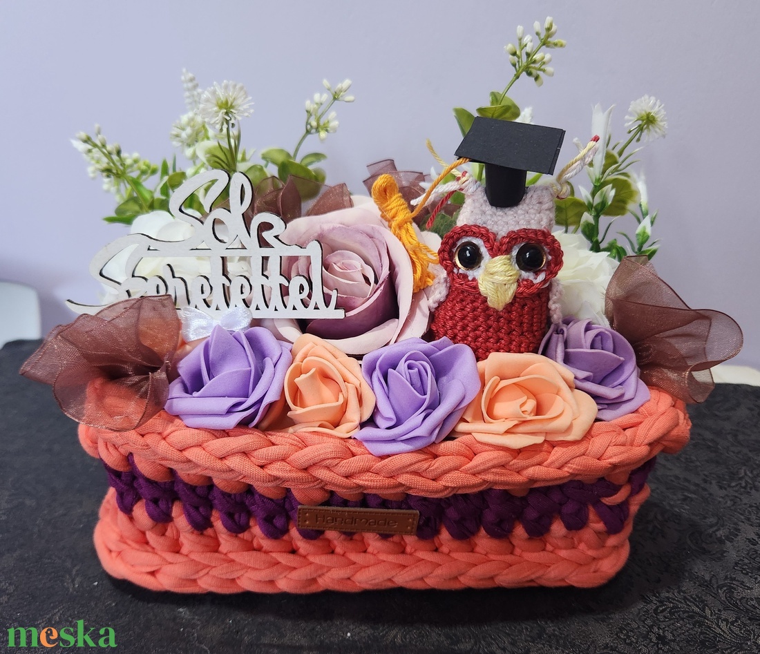 Virágkosárka - otthon & életmód - dekoráció - virágdísz és tartó - virágbox, virágdoboz - Meska.hu