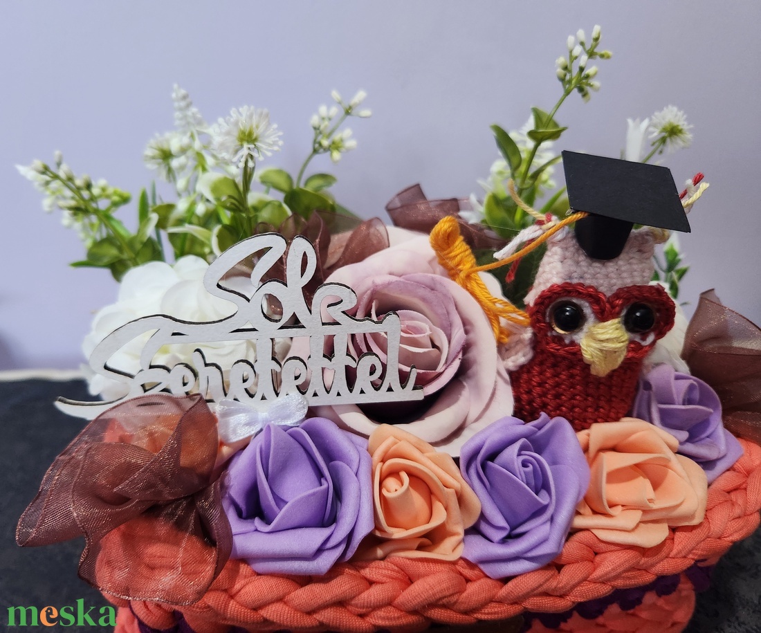 Virágkosárka - otthon & életmód - dekoráció - virágdísz és tartó - virágbox, virágdoboz - Meska.hu