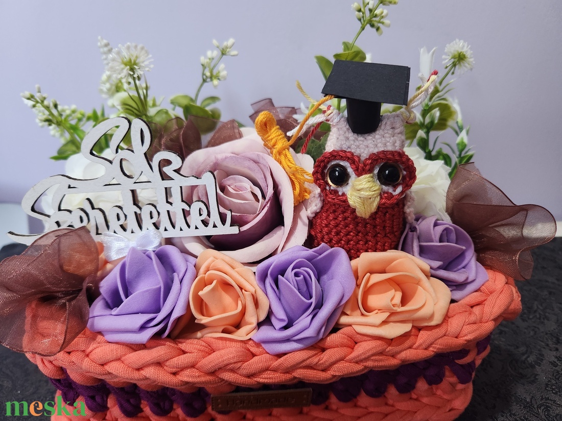 Virágkosárka - otthon & életmód - dekoráció - virágdísz és tartó - virágbox, virágdoboz - Meska.hu