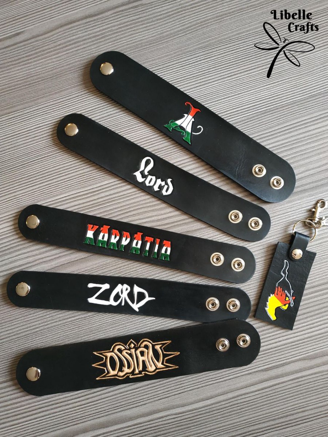 Zord feliratú karpánt - ékszer - karkötő - széles karkötő - Meska.hu