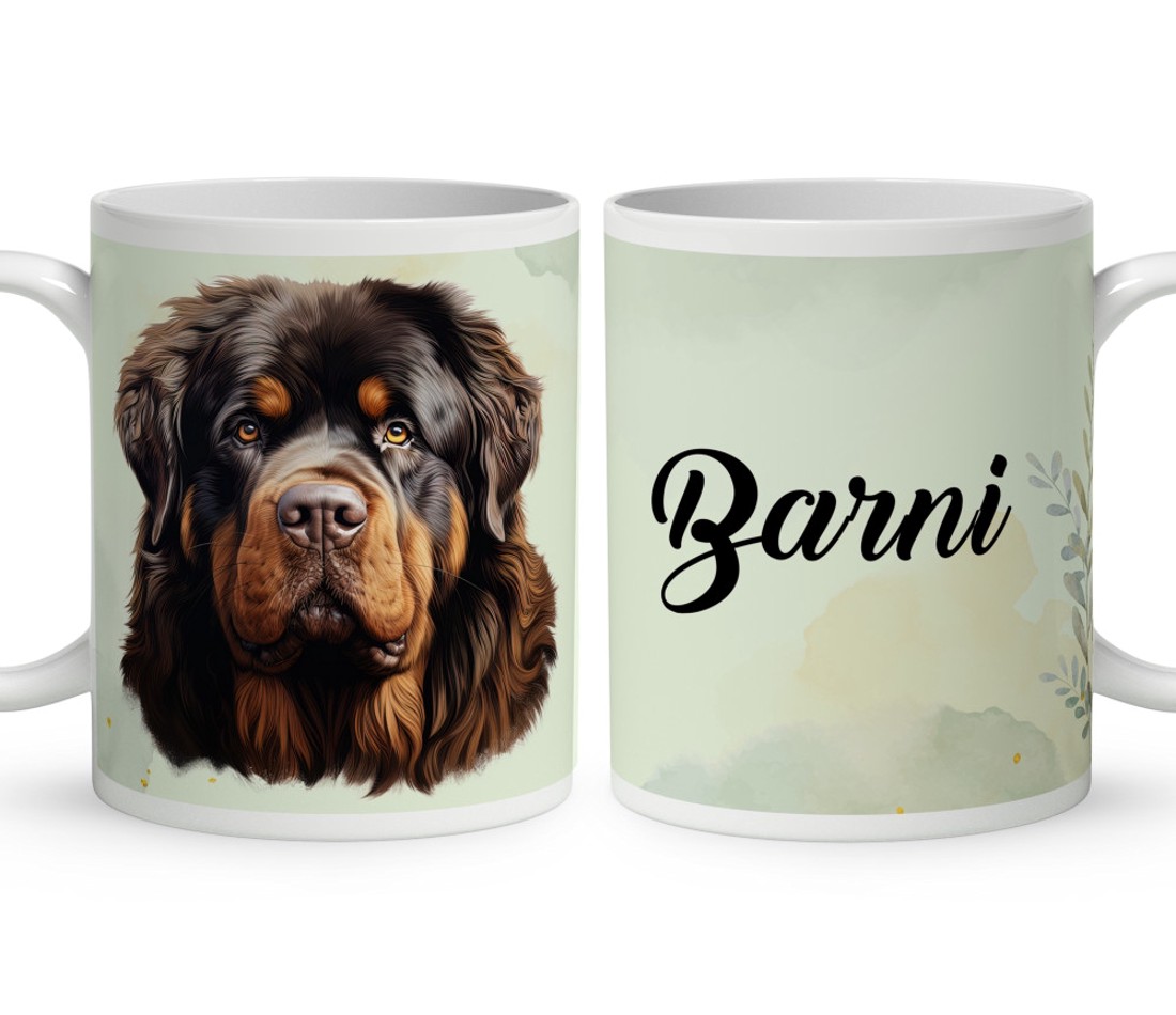 Névvel kérhető - Tibeti masztiff portré mintás bögre - otthon & életmód - konyhafelszerelés, tálalás - tálalás - bögre & csésze - Meska.hu