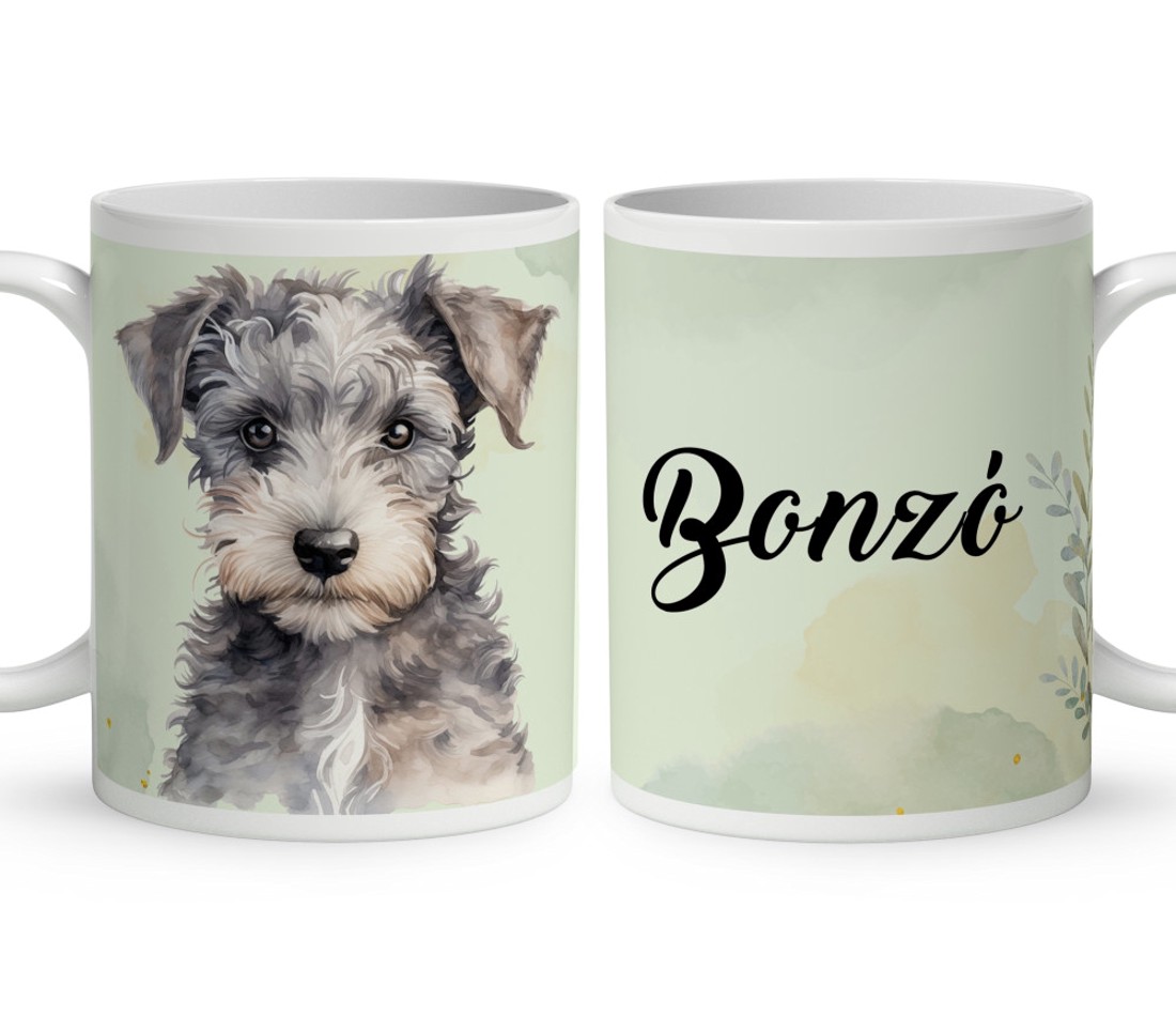 Névvel kérhető - Pumi kölyök portré mintás bögre - otthon & életmód - konyhafelszerelés, tálalás - tálalás - bögre & csésze - Meska.hu