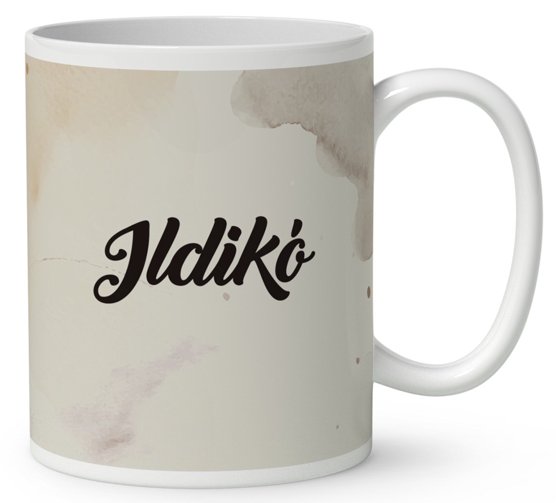 Névvel kérhető kávés manó - Előbb a kávét mintás bögre - otthon & életmód - konyhafelszerelés, tálalás - tálalás - bögre & csésze - Meska.hu