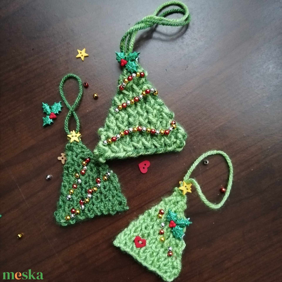 Kötött karácsonyi díszek - karácsony - karácsonyi lakásdekoráció - karácsonyi lakásdíszek - Meska.hu Kötött karácsonyi díszek - karácsony - karácsonyi lakásdekoráció - karácsonyi lakásdíszek - Meska.hu