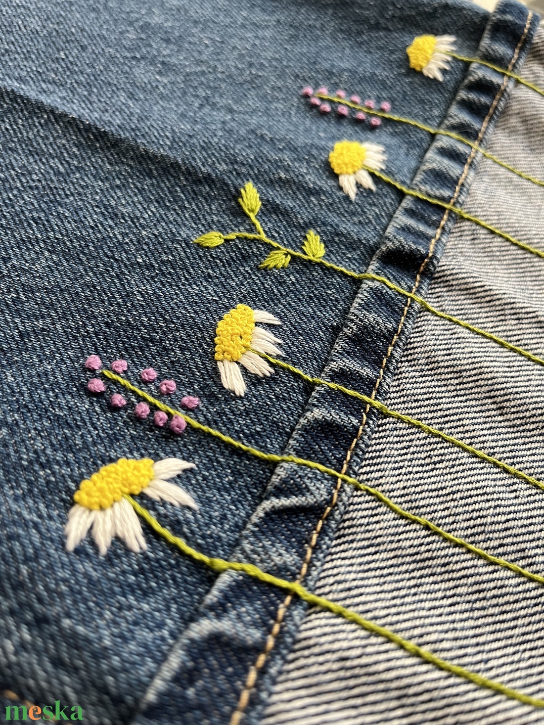 Ruha hímzés - ruha & divat - női ruha - nadrág - Meska.hu